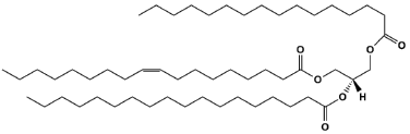 estructura de un triacilglicerol