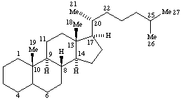 estructura del colestano