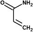 estructura química de la acrilamida