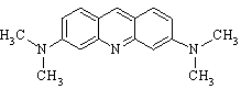 estructura química del naranja de acridina