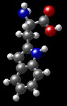 Molecular structure for tryptophan C9H11NO2 